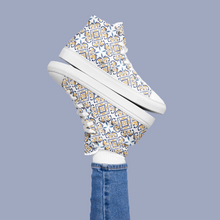 Load image into Gallery viewer, Women’s high top canvas shoes