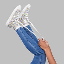 Load image into Gallery viewer, Women’s high top canvas shoes